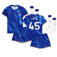 Chelsea Romeo Lavia #45 Hjemmedraktsett Barn 2024-25 Kortermet (+ Korte bukser)